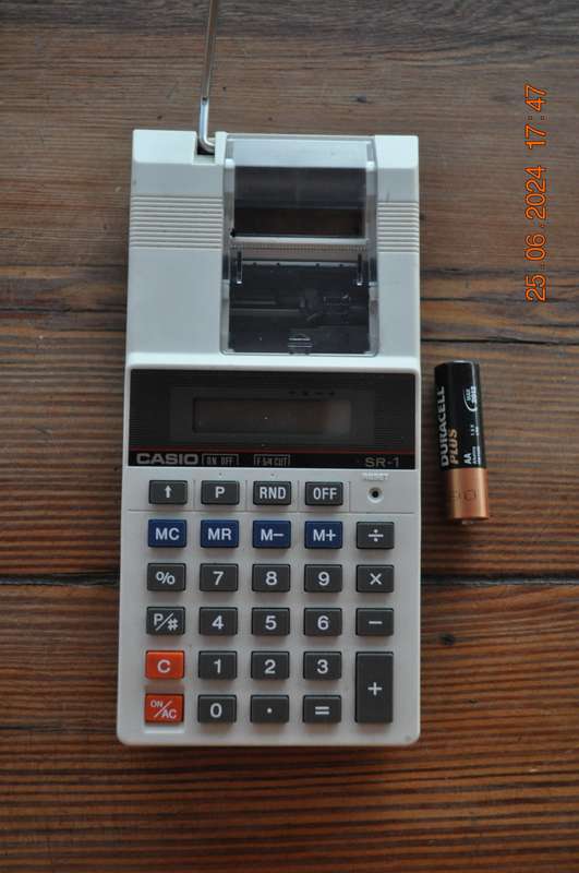 Vintage Casio SR-1 Printing Calculator Not Printing