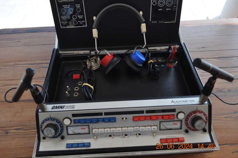 Vintage Audiometer By Omni Hearing Systems
