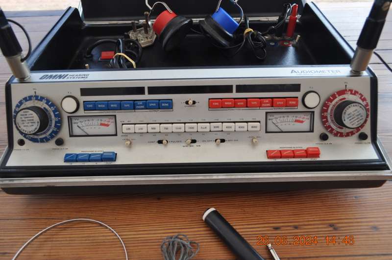 Vintage Audiometer By Omni Hearing Systems