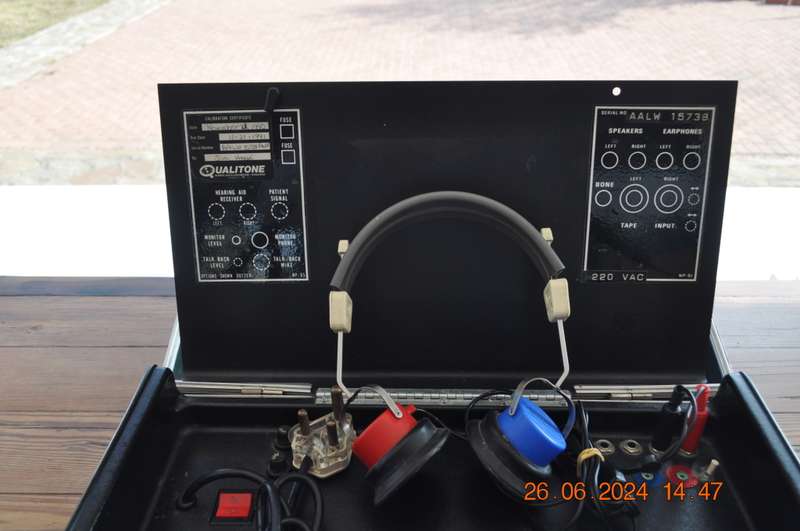 Vintage Audiometer By Omni Hearing Systems