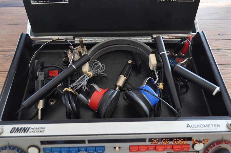Vintage Audiometer By Omni Hearing Systems