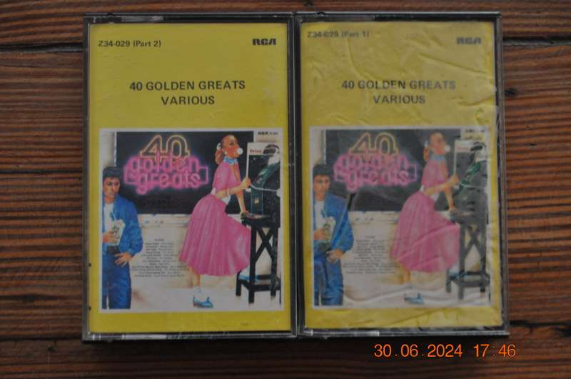40 Golden Greats - Various (2 Cassettes)