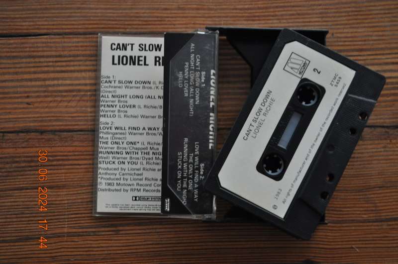 Lionel Richie - Can`t Slow Down (Cassette)