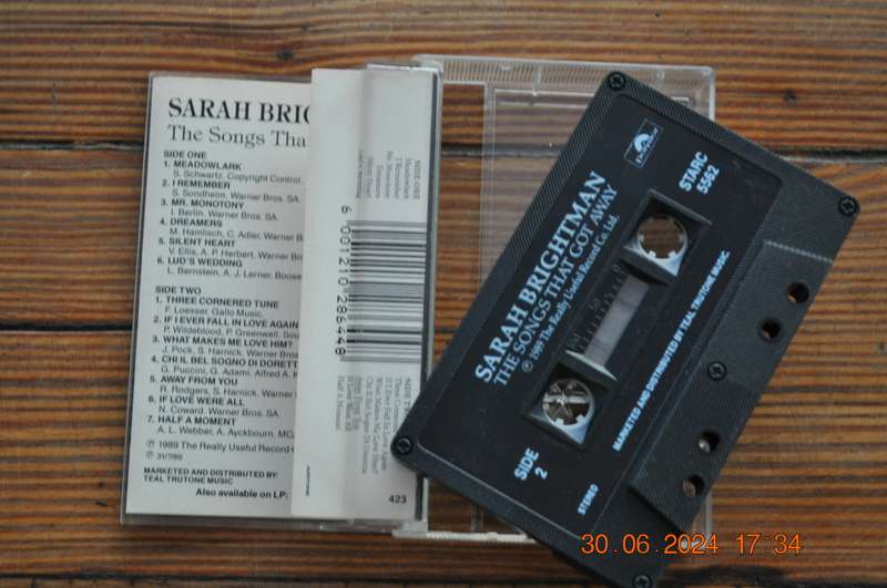 Sarah Brightman - The Songs That Got Away (Cassette)