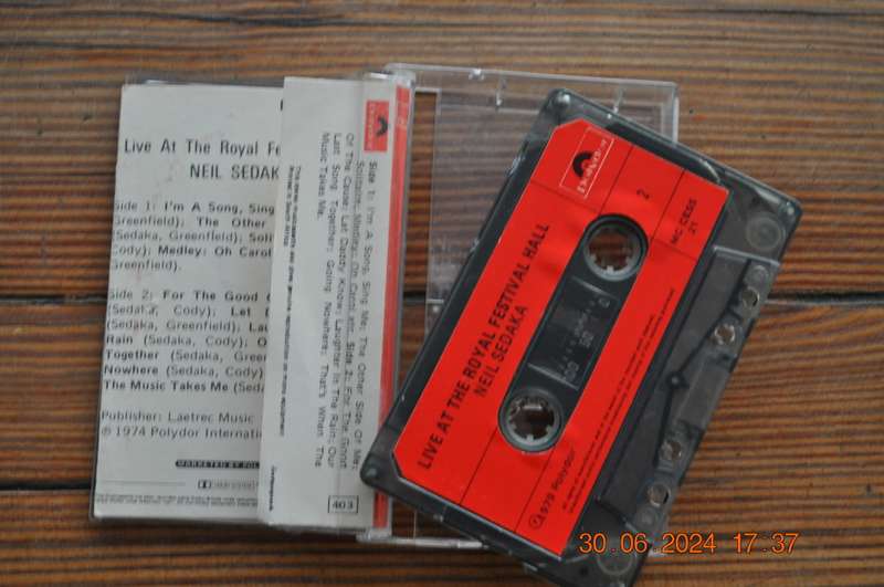Neil Sedaka - Live At The Royal Festival Hall (Cassette)