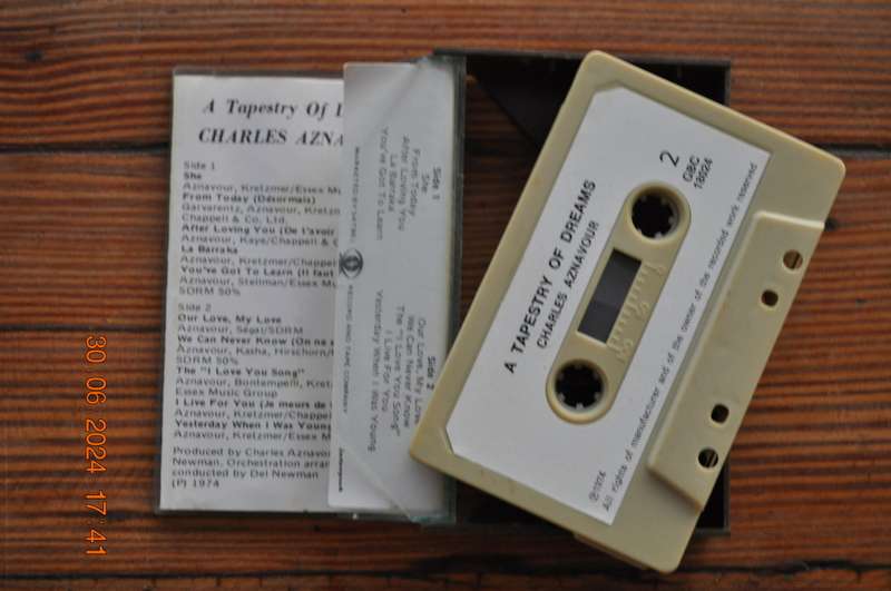 Charles Aznavour - A Tapestry Of Dreams (Cassette)