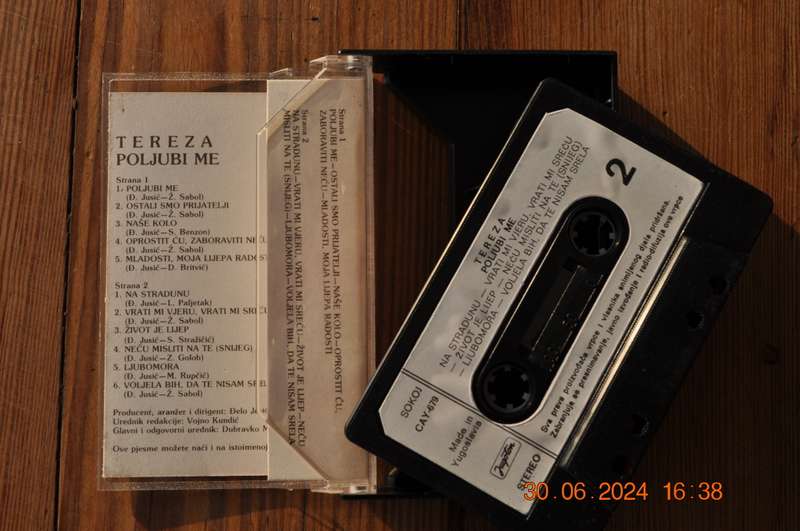 Tereza - Poljubi Me (Cassette)
