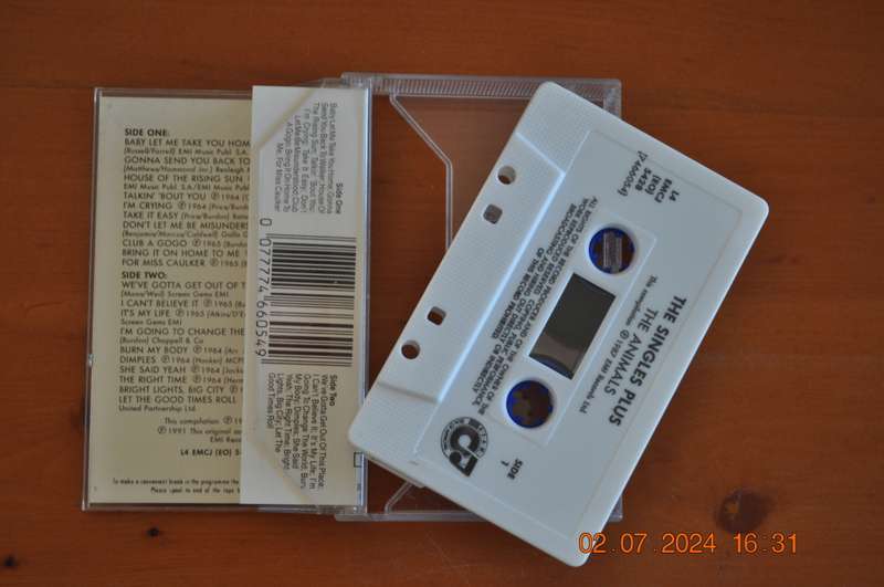 The Animals - The Singles Plus (Cassette)