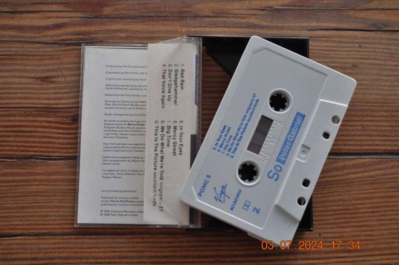 Peter Gabriel - So (Cassette)