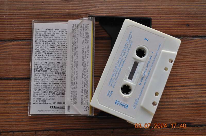 24 Golden Oldies - Vol 4 : Various (Cassette)