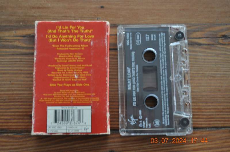 Meat Loaf - I`d Lie For You (And That`s The Truth) (Cassette)