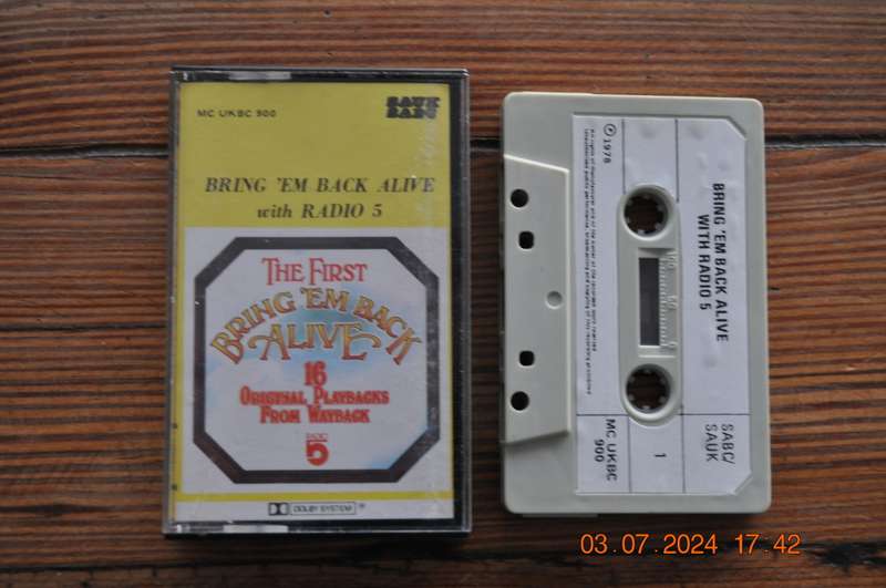 Bring `Em Back Alive With Radio 5 - Various (Cassette)