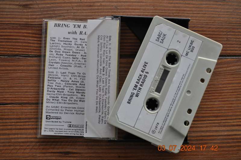 Bring `Em Back Alive With Radio 5 - Various (Cassette)