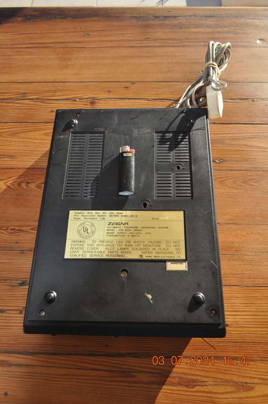 Vintage Zegna Telephone Answering System (as is)