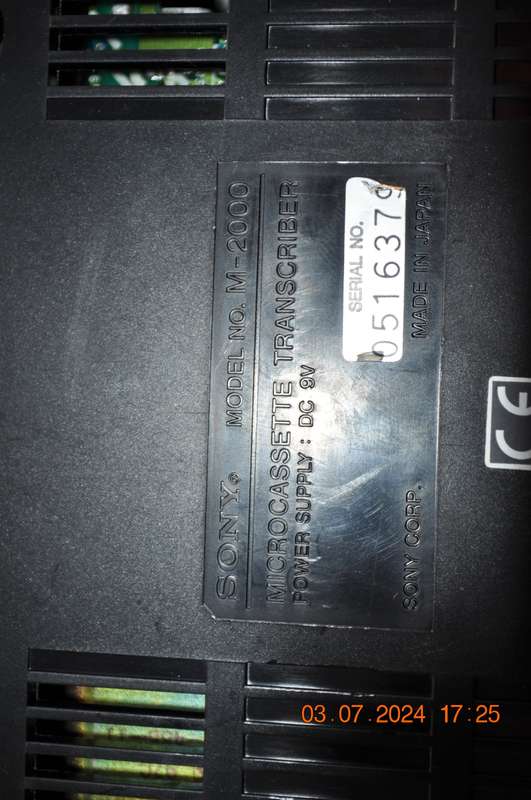 Vintage Sanyo Sony Transcribing Equipment (as is)