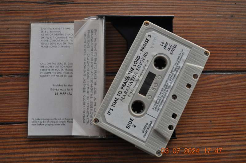 Maranatha Singers - It`s Time To Praise The Lord : Praise 5 (Cassette)