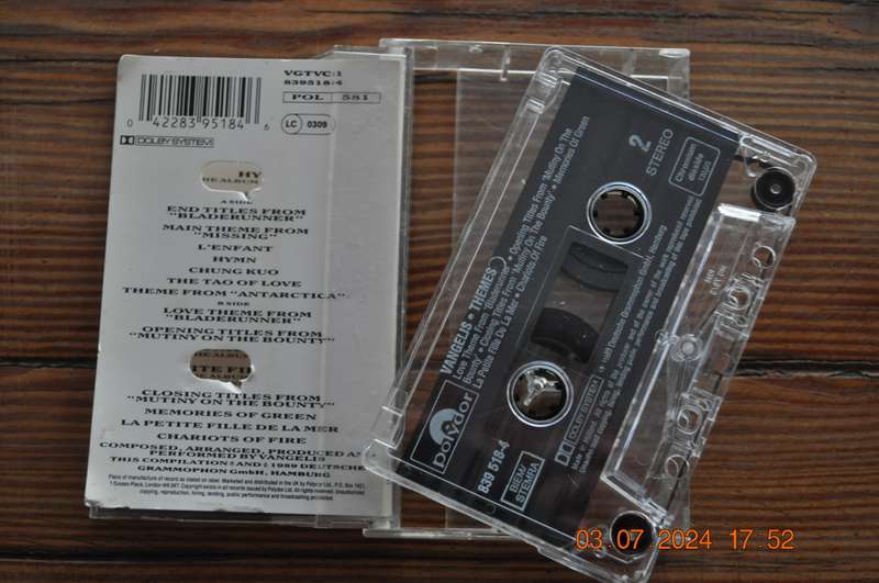 Vangelis - Themes (Cassette)