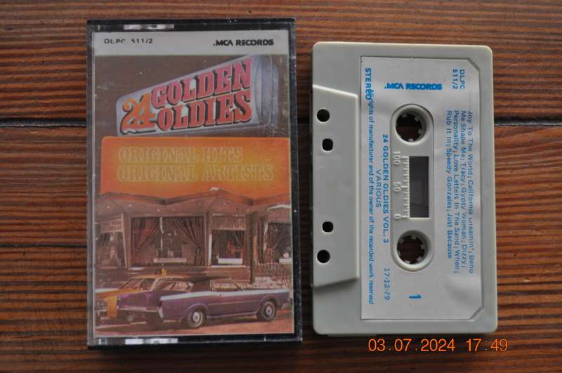 24 Golden Oldies - Vol 3 : Various (Cassette)