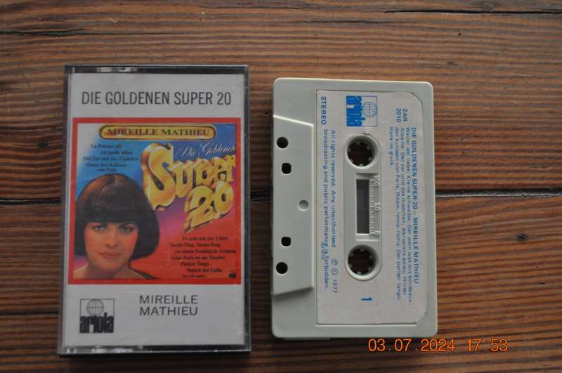Mireille Mathieu - Die Goldenen Super 20 (Cassette)