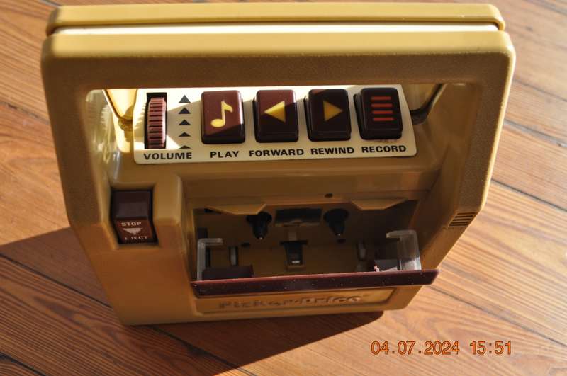 Vintage 1980s Fisher-Price Cassette Tape Player