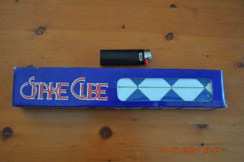 Vintage 1980s Snake Cube