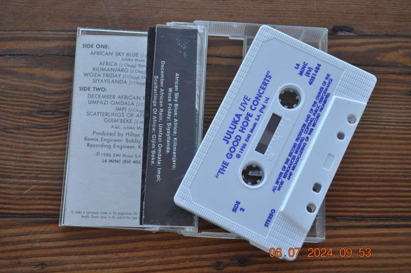 Juluka - Live : The Good Hope Concerts (Cassette)