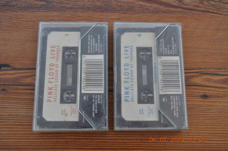 Pink Floyd - Delicate Sound Of Thunder : Live (2 Cassettes)