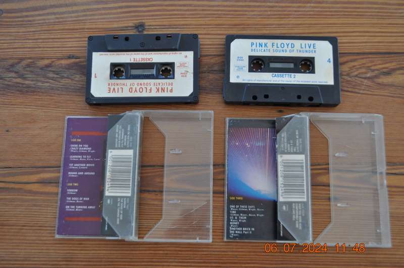 Pink Floyd - Delicate Sound Of Thunder : Live (2 Cassettes)