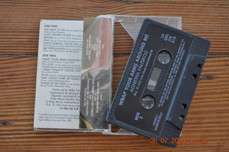 Agnetha Faltskog - Wrap Your Arms Around Me (Cassette)