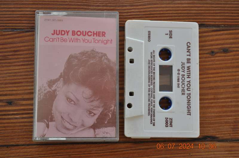 Judy Boucher - Can`t Be With You Tonight (Cassette)