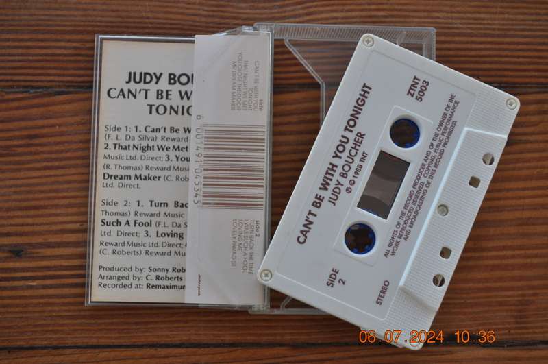 Judy Boucher - Can`t Be With You Tonight (Cassette)