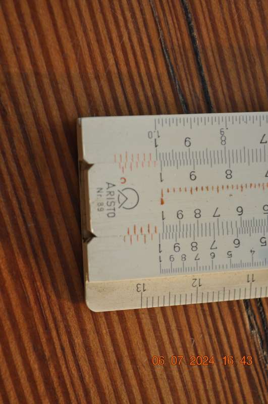 Vintage Aristo 89 Pocket Slide Ruler