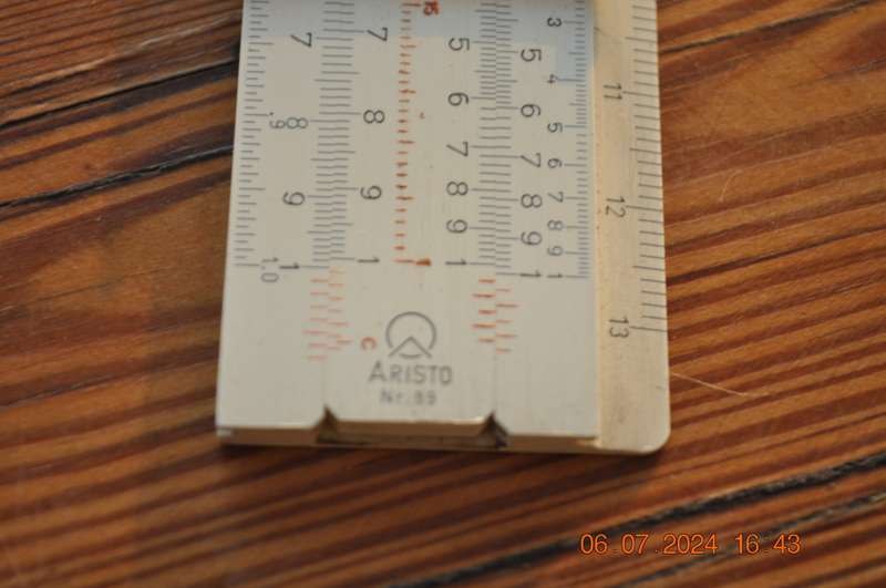Vintage Aristo 89 Pocket Slide Ruler