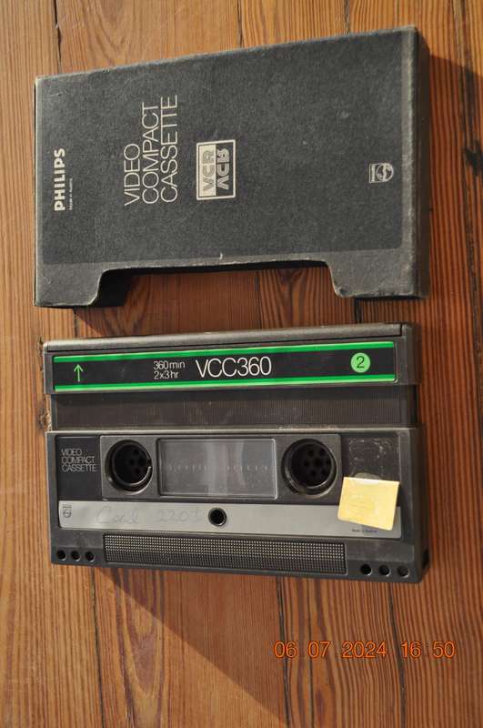 Philips Video Compact Cassette VCC360