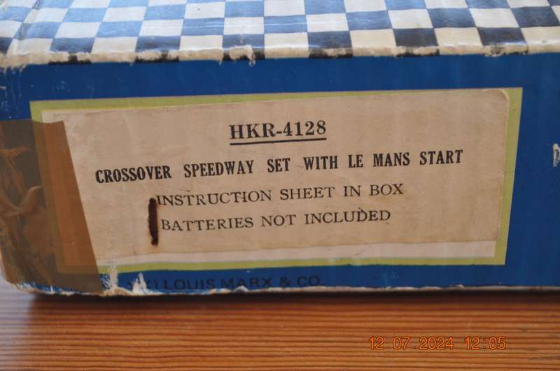 Vintage Marx SpeedMarx Scalextrics