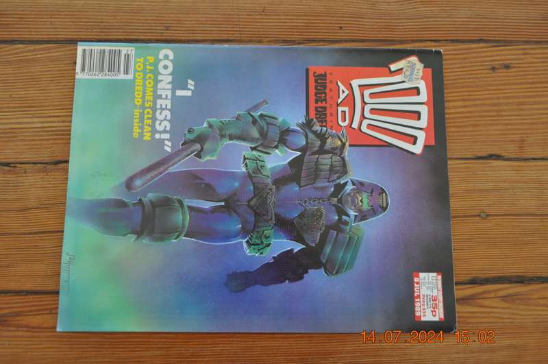 2000AD Prog 634 Featuring Judge Dredd
