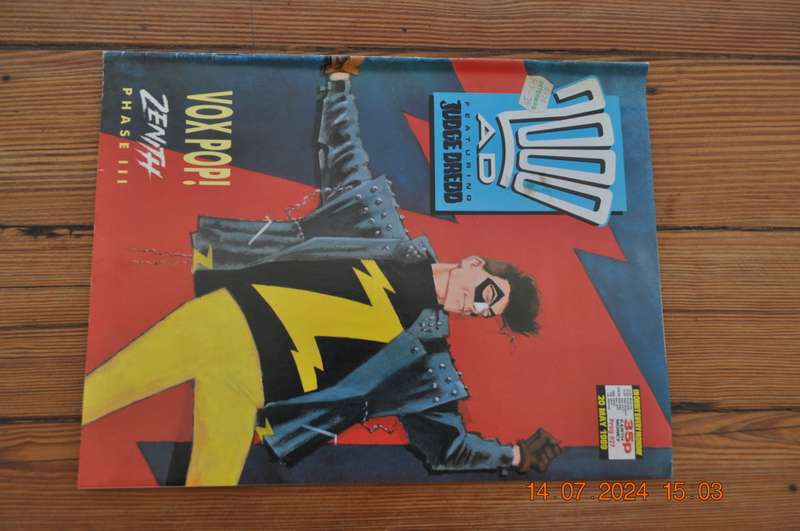2000AD Prog 627 Featuring Judge Dredd