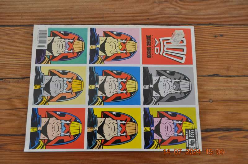 2000AD Prog 666 Featuring Judge Dredd