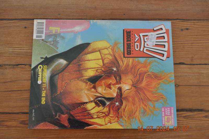 2000AD Prog 665 Featuring Judge Dredd