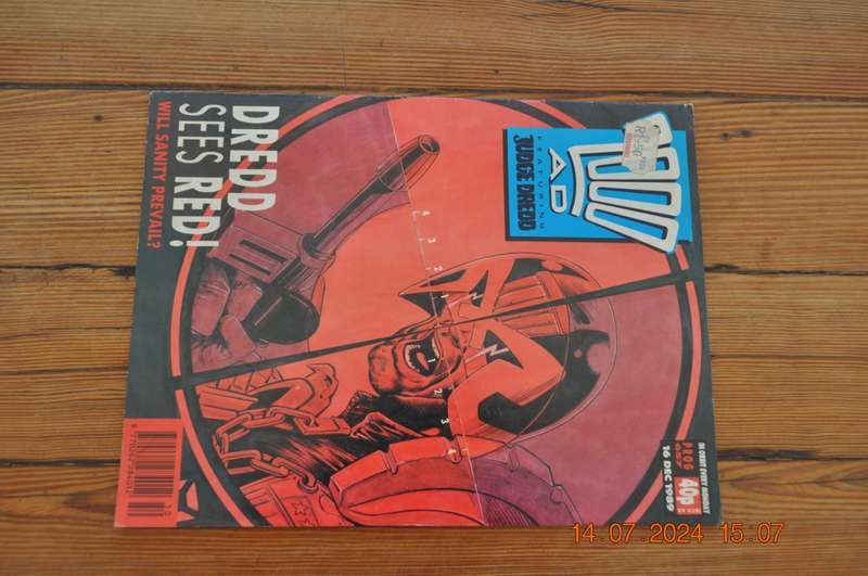 2000AD Prog 657 Featuring Judge Dredd