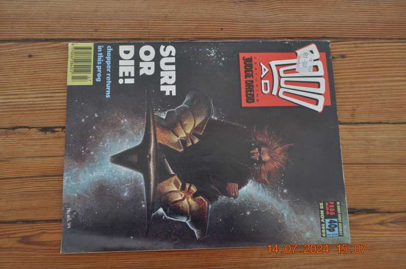 2000AD Prog 654 Featuring Judge Dredd