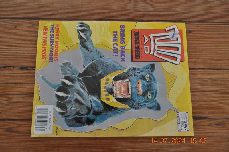 2000AD Prog 639 Featuring Judge Dredd