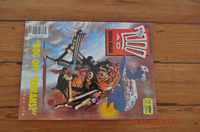 2000AD Prog 635 Featuring Judge Dredd
