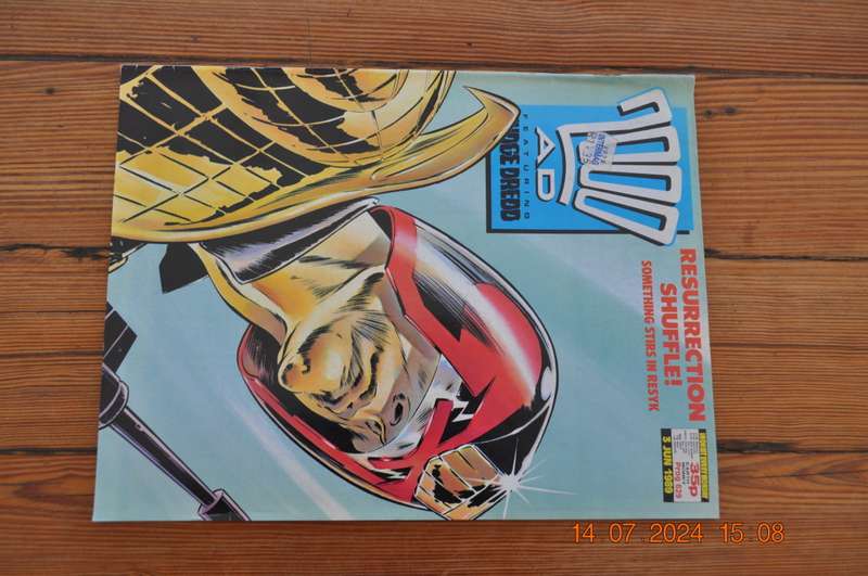 2000AD Prog 629 Featuring Judge Dredd