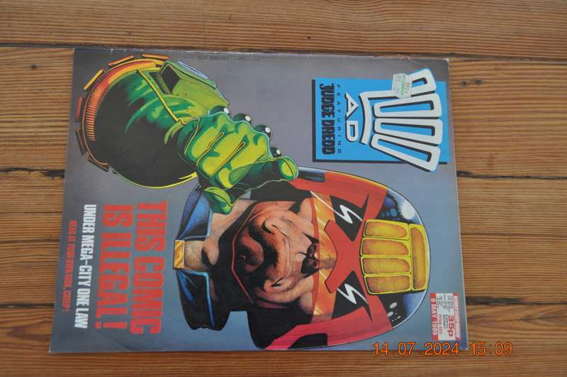 2000AD Prog 625 Featuring Judge Dredd