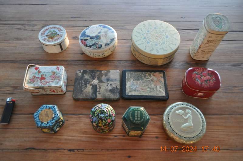 Collectable Tins 12 In Total