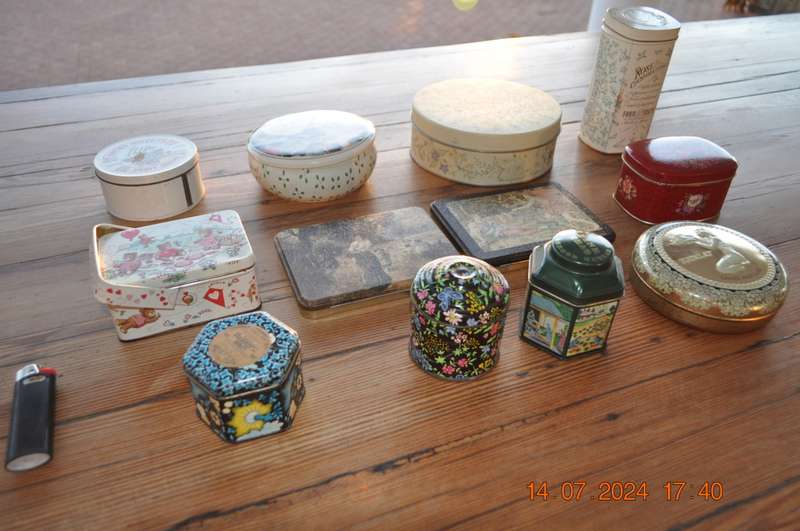 Collectable Tins 12 In Total