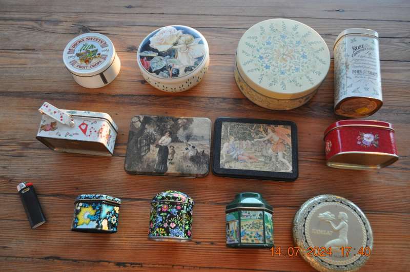 Collectable Tins 12 In Total