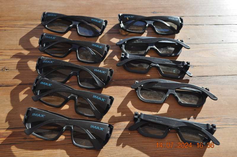 3D Imax Glasses 10 Pairs