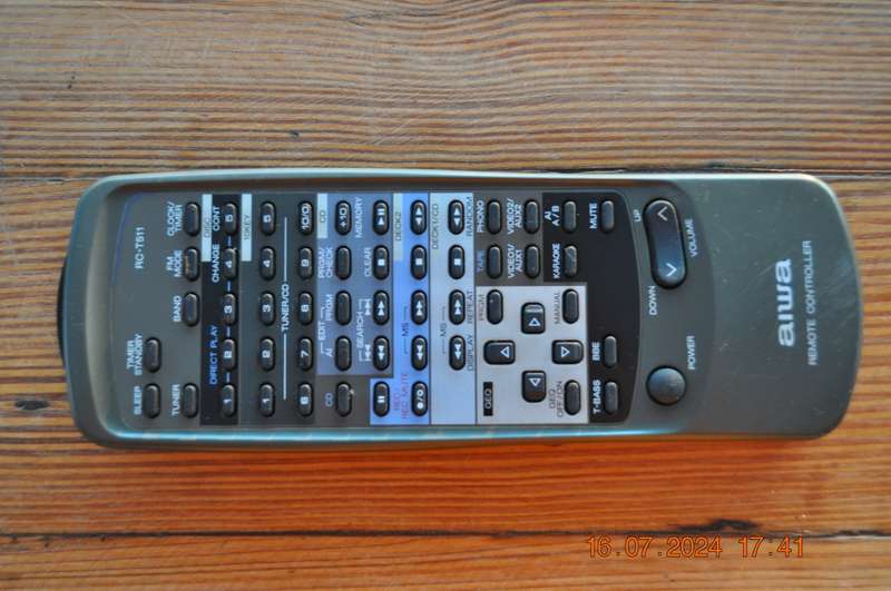 Original Aiwa Audio System Remote Control RC T511